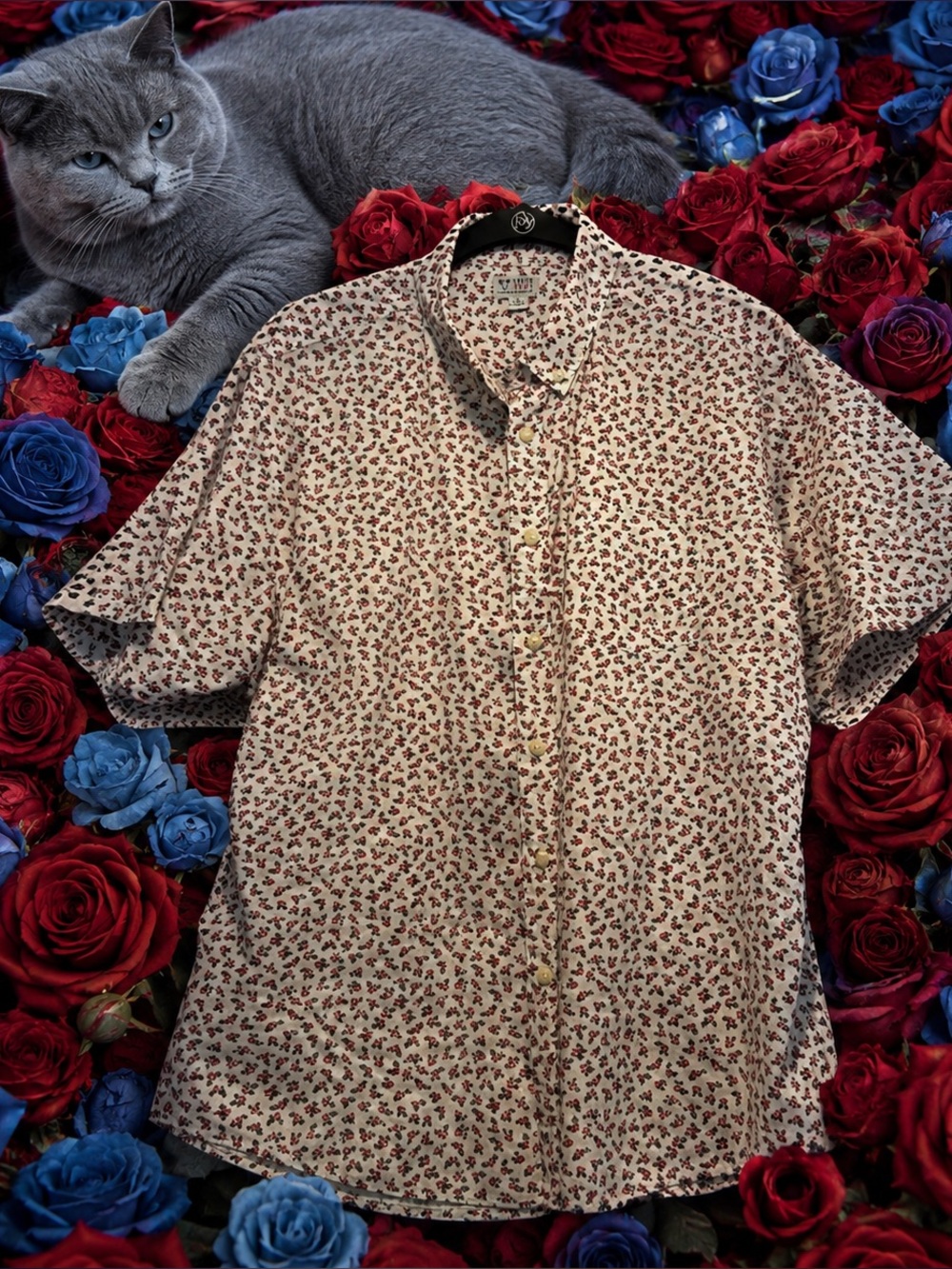 Catch Surf cotton short-sleeved shirt - excellent condition - cool design